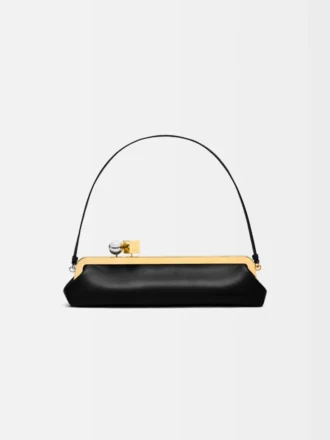 Die Salon-Clutch Lange Tasche mit Verschluss