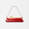 Die Salon-Clutch Lange Tasche mit Verschluss