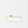 Die Salon-Clutch Lange Tasche mit Verschluss