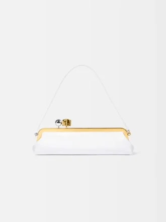 Die Salon-Clutch Lange Tasche mit Verschluss