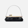 Die Salon-Clutch Lange Tasche mit Verschluss