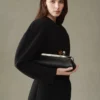 Die Salon-Clutch Lange Tasche mit Verschluss