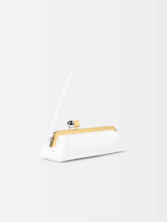 Die Salon-Clutch Lange Tasche mit Verschluss