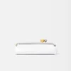 Die Salon-Clutch Lange Tasche mit Verschluss