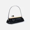 Die Salon-Clutch Lange Tasche mit Verschluss