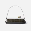 Die Salon-Clutch Lange Tasche mit Verschluss