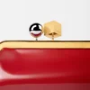 Die Salon-Clutch Lange Tasche mit Verschluss