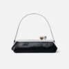Die Salon-Clutch Lange Tasche mit Verschluss