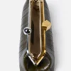 Die Salon-Clutch Lange Tasche mit Verschluss