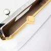 Die Salon-Clutch Lange Tasche mit Verschluss