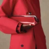 Die Salon-Clutch Lange Tasche mit Verschluss