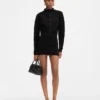 Die Scala-Strickjacke Strickjacke mit hohem Kragen