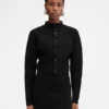 Die Scala-Strickjacke Strickjacke mit hohem Kragen