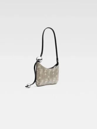 Die Schultertasche Bisou Perle mit Perlenverzierung
