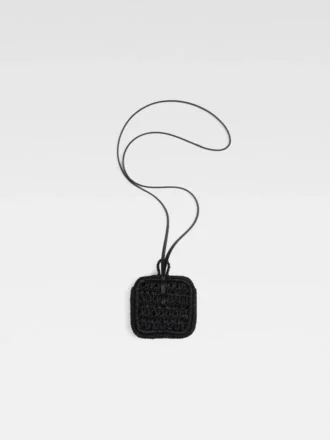 Die Spiaggia-Geldbörse Raffia AirPods-Halter