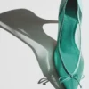Die Tourni-Absätze Gedrehte Pumps-Absätze