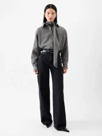 Die weite De-Nîmes-Jeanshose Oversized-Jeans