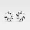 Die Zebra-Ohrringe Strass-Zebra-Creolen