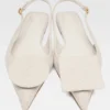 Flache Duelo-Slingbacks Runde flache Schuhe