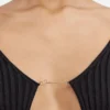 La maille Pralù longue Nahtloser Cardigan mit Charm-Logo
