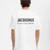 T-Shirt mit Adresse „Montaigne“ Kurzarm-T-Shirt mit Logo und Adresse – exklusiv online und in unserem Store in Paris erhältlich