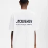 T-Shirt mit Adresse „Montaigne“ Kurzarm-T-Shirt mit Logo und Adresse – exklusiv online und in unserem Store in Paris erhältlich
