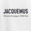 T-Shirt mit Adresse „Montaigne“ Kurzarm-T-Shirt mit Logo und Adresse – exklusiv online und in unserem Store in Paris erhältlich