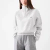 The Gros Grain Sweatshirt mit Rollkragen und Reißverschluss Sweatshirt mit Reißverschluss