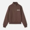 The Gros Grain Sweatshirt mit Rollkragen und Reißverschluss Sweatshirt mit Reißverschluss