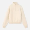 The Gros Grain Sweatshirt mit Rollkragen und Reißverschluss Sweatshirt mit Reißverschluss