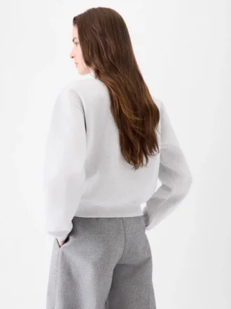 The Gros Grain Sweatshirt mit Rollkragen und Reißverschluss Sweatshirt mit Reißverschluss