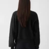 The Gros Grain Sweatshirt mit Rollkragen und Reißverschluss Sweatshirt mit Reißverschluss