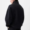 The Gros Grain Sweatshirt mit Rollkragen und Reißverschluss Sweatshirt mit Reißverschluss
