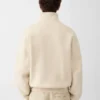 The Gros Grain Sweatshirt mit Rollkragen und Reißverschluss Sweatshirt mit Reißverschluss