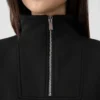 The Gros Grain Sweatshirt mit Rollkragen und Reißverschluss Sweatshirt mit Reißverschluss
