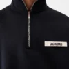 The Gros Grain Sweatshirt mit Rollkragen und Reißverschluss Sweatshirt mit Reißverschluss