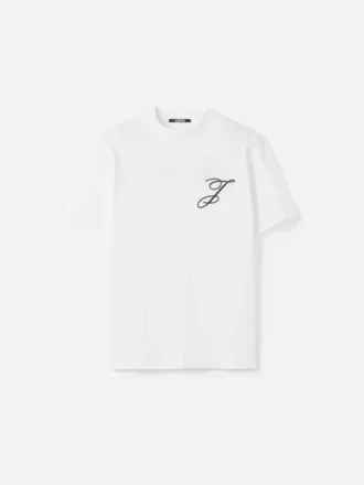The Logo T-Shirt Kurzarm-T-Shirt mit gestickten Logos