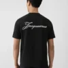 The Logo T-Shirt Kurzarm-T-Shirt mit gestickten Logos