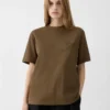 The Logo T-Shirt Kurzarm-T-Shirt mit gestickten Logos