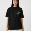 The Logo T-Shirt Kurzarm-T-Shirt mit gestickten Logos